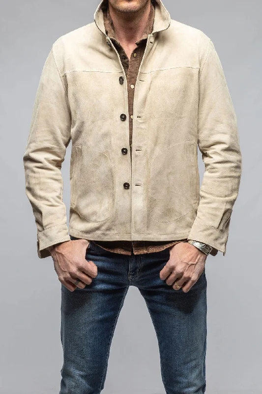 Corralejo Suede Overshirt In Palomino