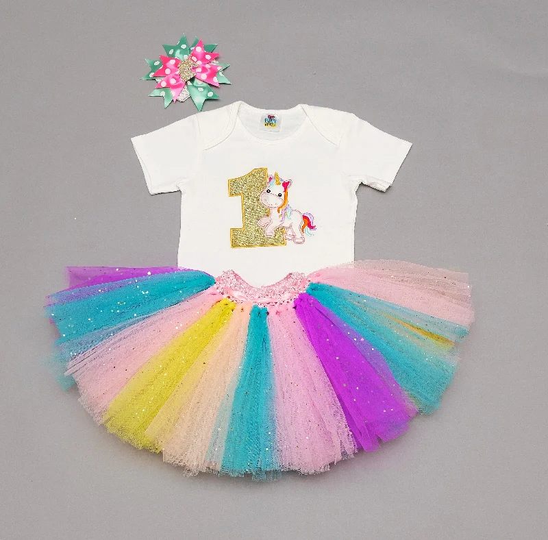 Pre-Order: One Unicorn Tutu Outfit