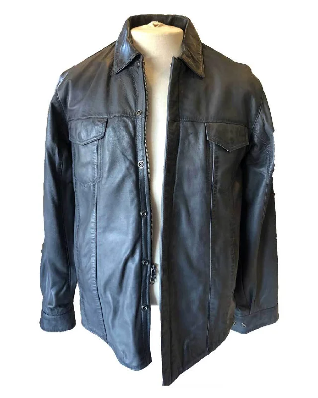 REDEMPTION MEN'S LEATHER SHIRT