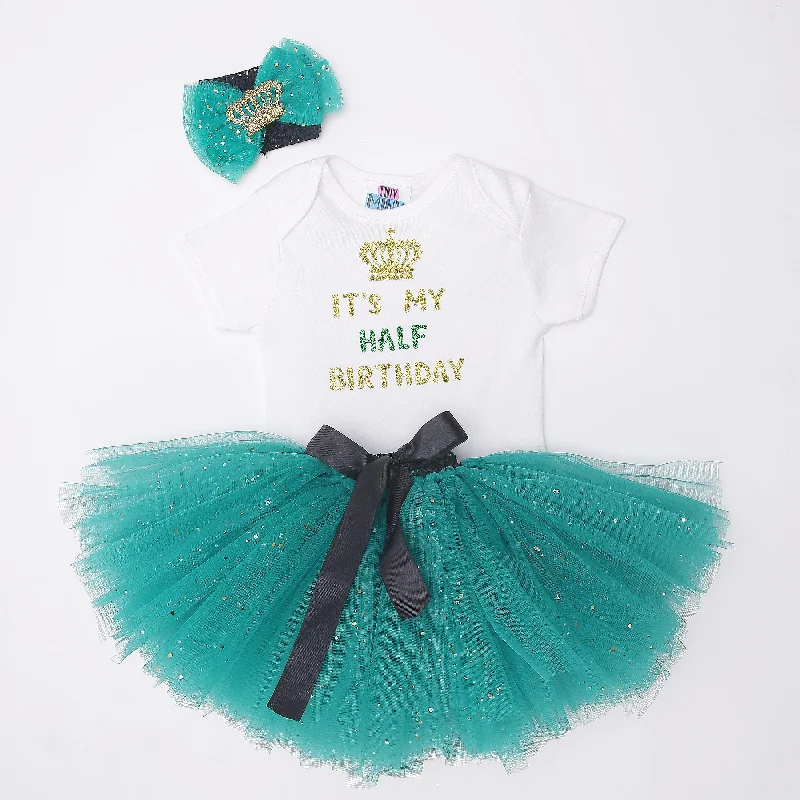 Pre-Order: Green Half Birthday Tutu Outfit