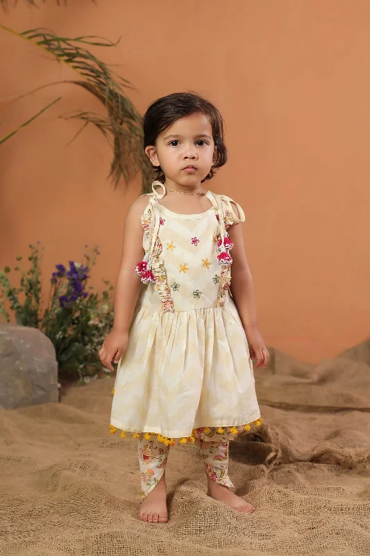 Dress Shoes Pre-Order: GIRL EMBROIDERED SHARARA