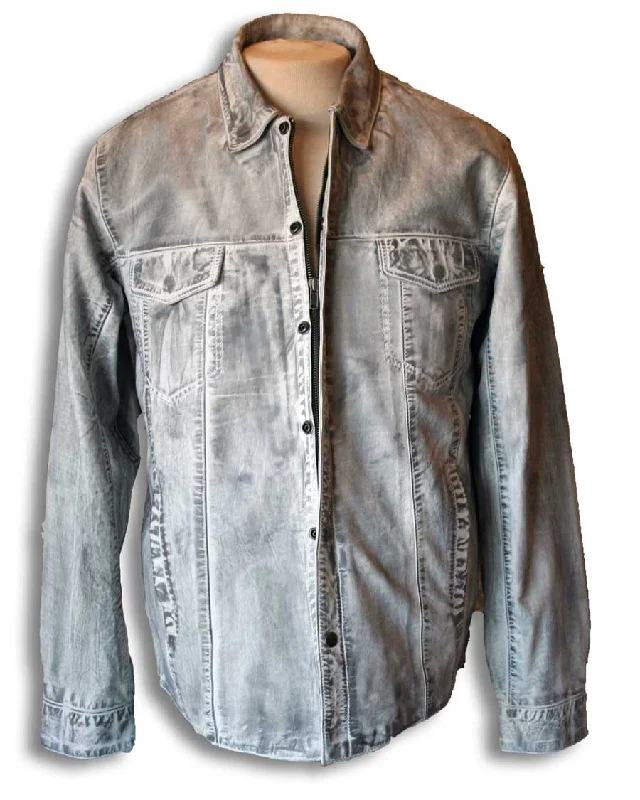 Game Changer Leather Jack-Shirt