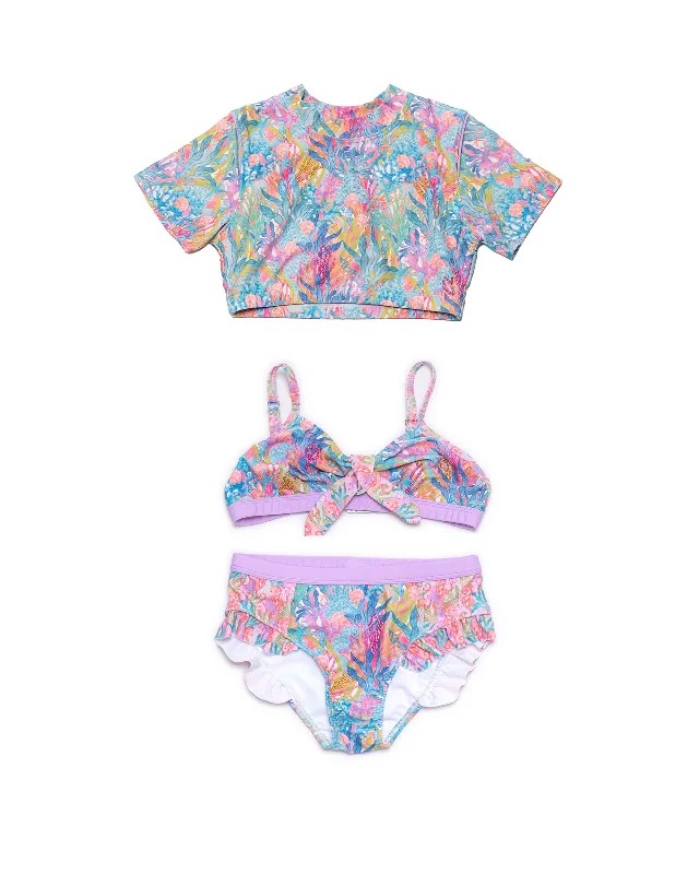 Hand Beaded 3 Piece Swim Set