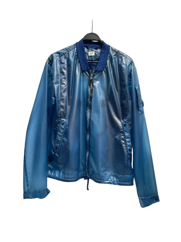 Cool Streetwear C.P.COMPANY/Blouson/L/BLU/POLYURETHANE BOMBER