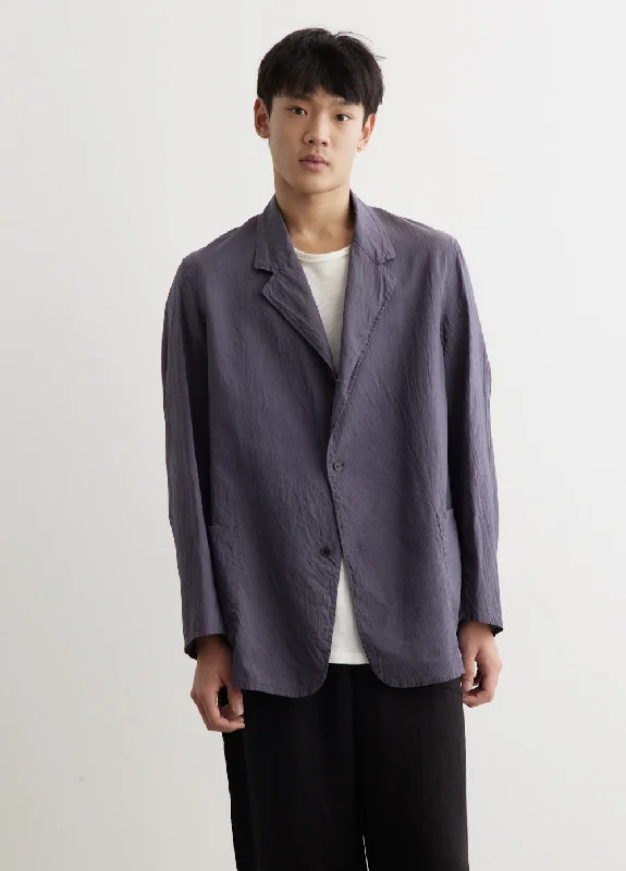 Simple Wardrobe Cotton Silk Jacket
