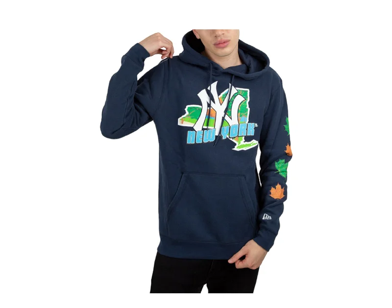 Relaxed Wearables New Era New York Yankees Stateview Pull-Over Navy Men's Hoodie 60297274