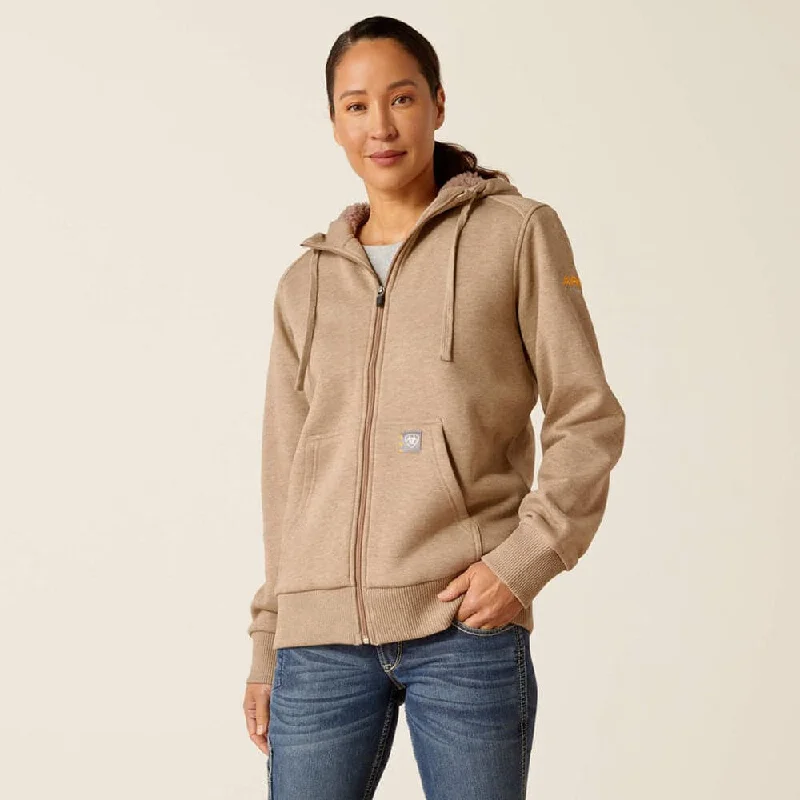 Ariat P30442 Women's Rebar All-Weather Sherpa Full Zip Hoodie