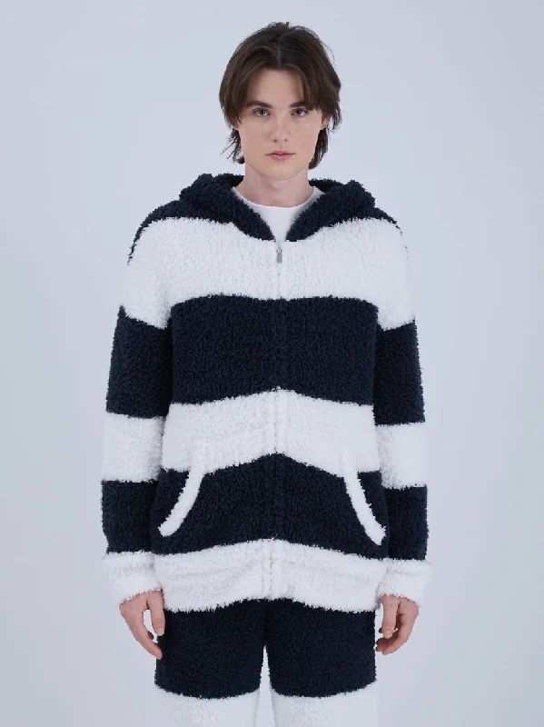 Track Pants Sustainable Recycled Gelato Double Striped Zip Hoodie