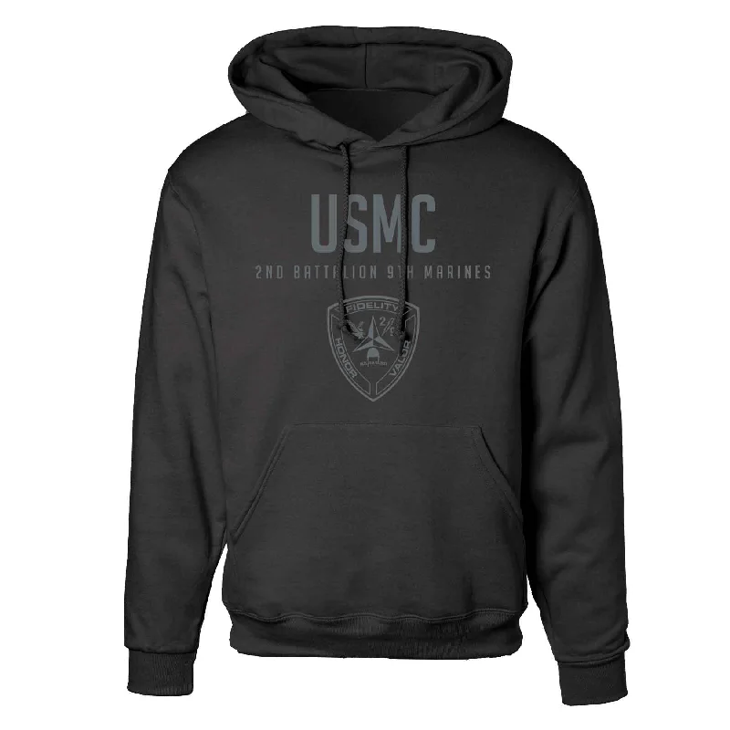 2nd Battalion 9th Marines Tonal Hoodie