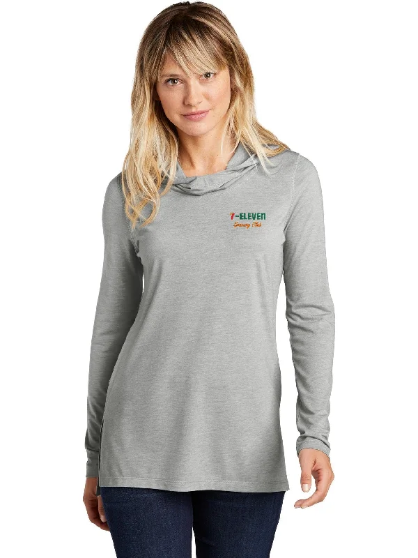 Sport-Tek Ladies Tri-Blend Wicking Long Sleeve Hoodie