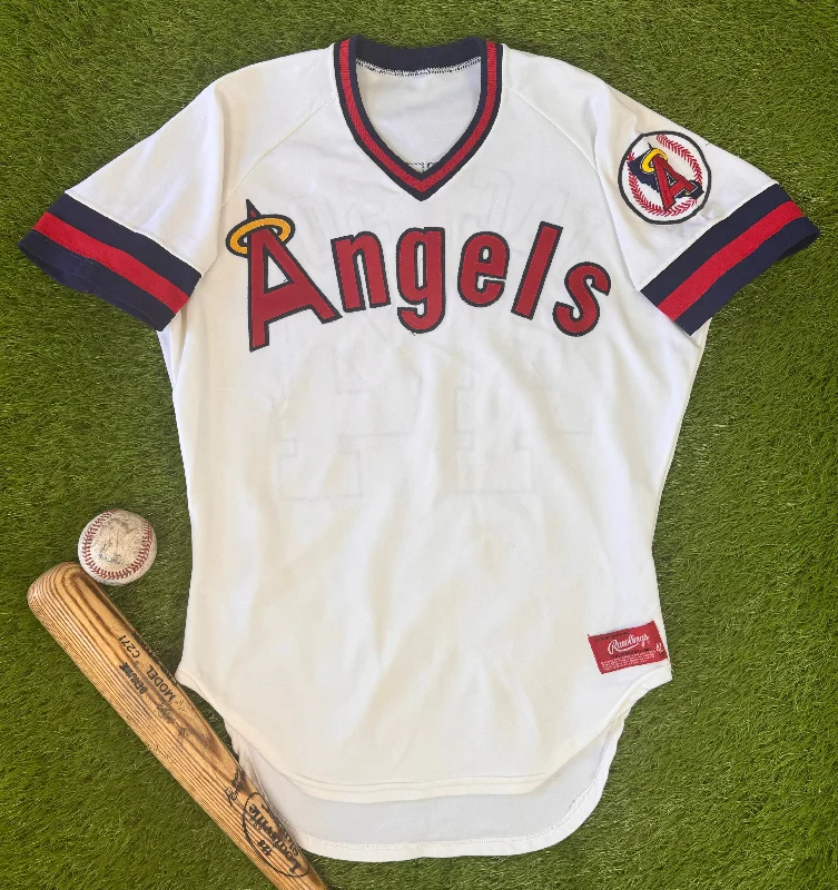 California Angels Reggie Jackson 1985 MLB Baseball Jersey (42/Large)