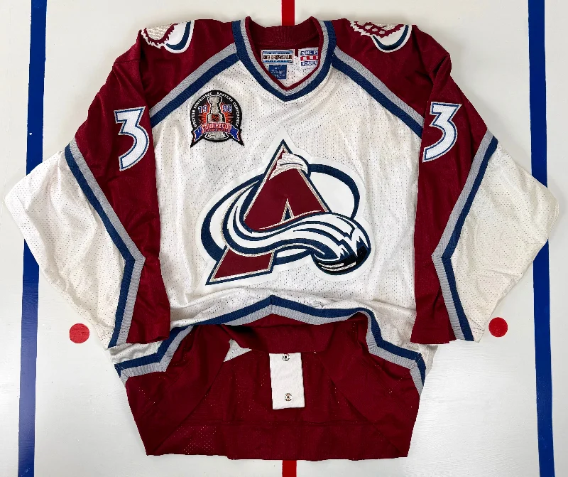 Colorado Avalanche Patrick Roy 1996 Stanley Cup Finals NHL Hockey Jersey (52/XL)