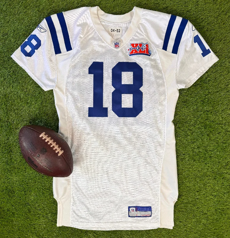 Indianapolis Colts Peyton Manning Super Bowl XLI NFL Football Jersey (52/XXL)