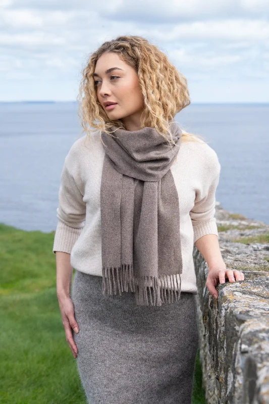 Classic Coats 100% Cashmere Scarf | Taupe