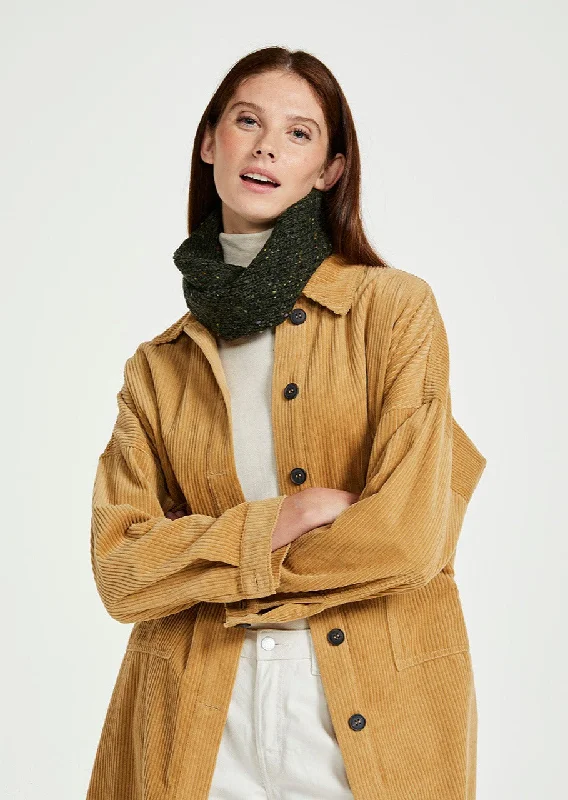 Aran Nepped Snood | Green