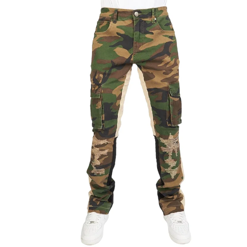 Funky Prints PLTKS: Cargo Stacked Denim