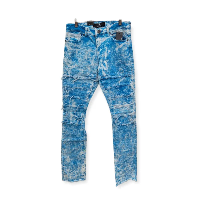 Street Hoodies FOCUS: Distressed Stacked Denim FOC-3363
