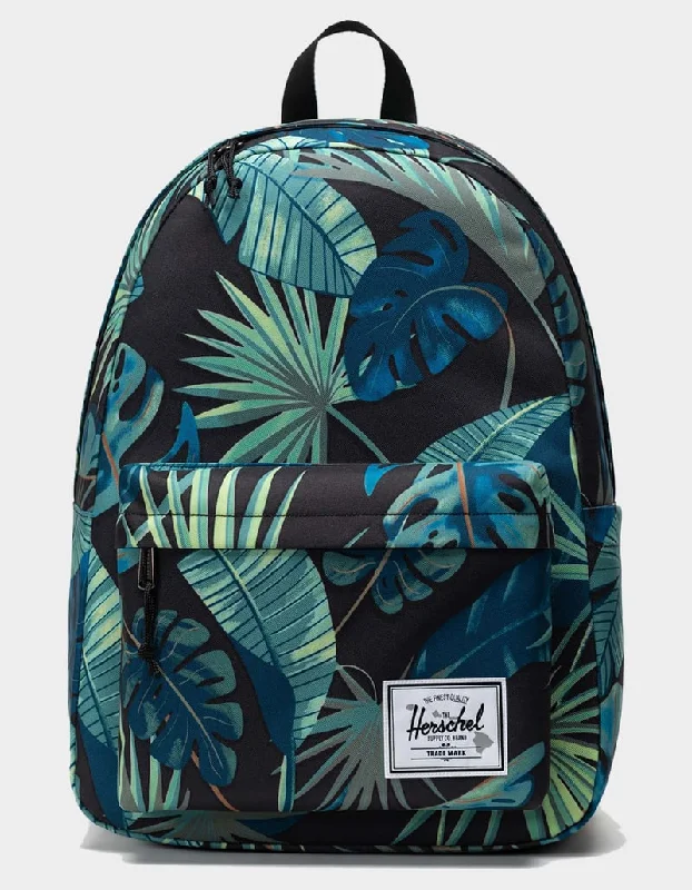 Street Graphic Tees Herschel Classic XL Backpack-Black Palm Leaves