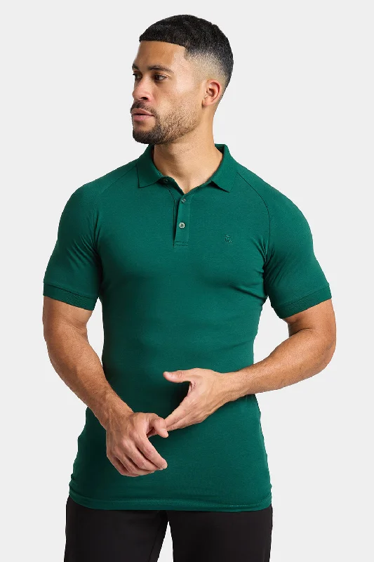 Athletic Fit Polo Shirt in Oxidised Green