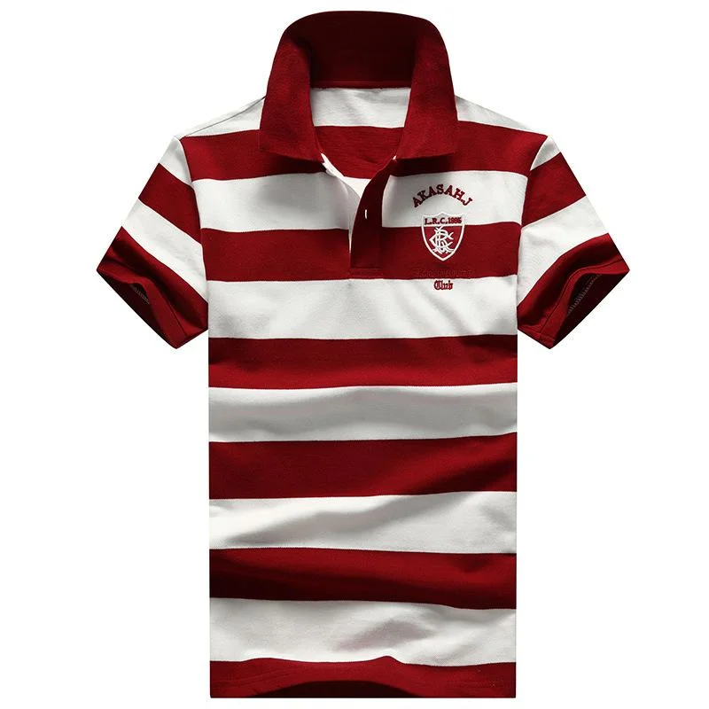 Men’s stripe Short-Sleeve Polo Shirts