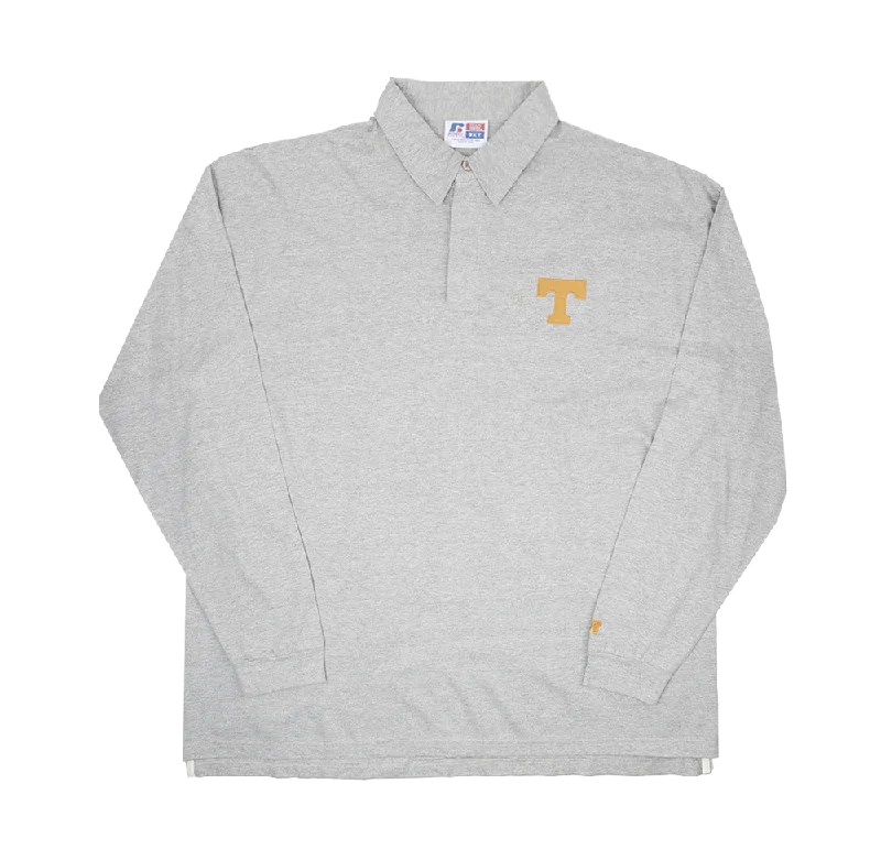 NCAA TENNESSEE VOLUNTEERS L/S POLO SHIRT GREY - RSLLSP0T