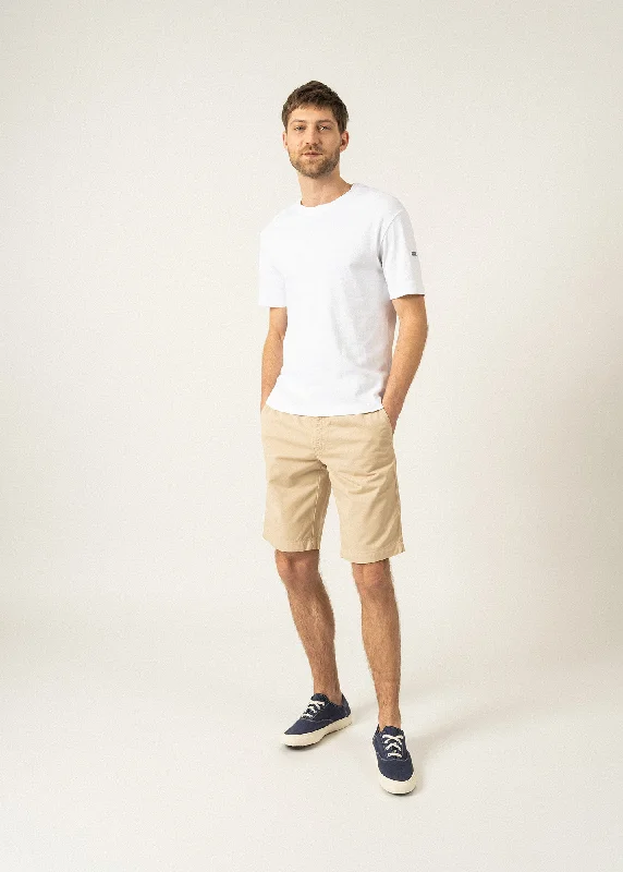 Polo Shirts Doug straight Bermuda shorts - in cotton canvas (PLAGE)