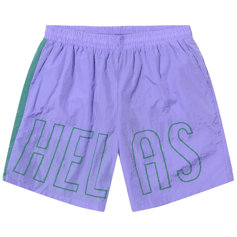 Helas Negative Swim Shorts - Purple/Green