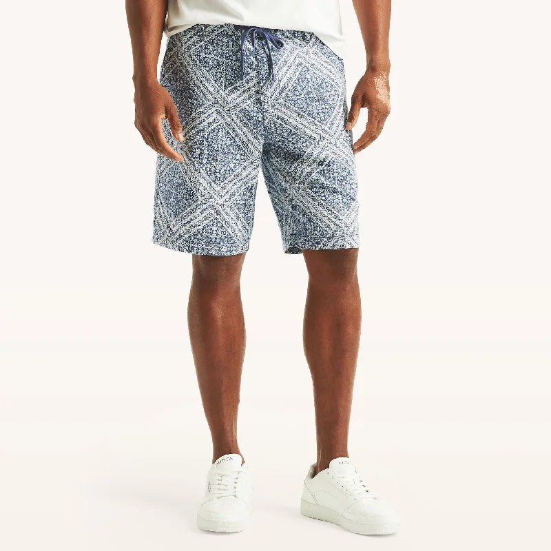 Nautica 8.5" Printed Linen Short