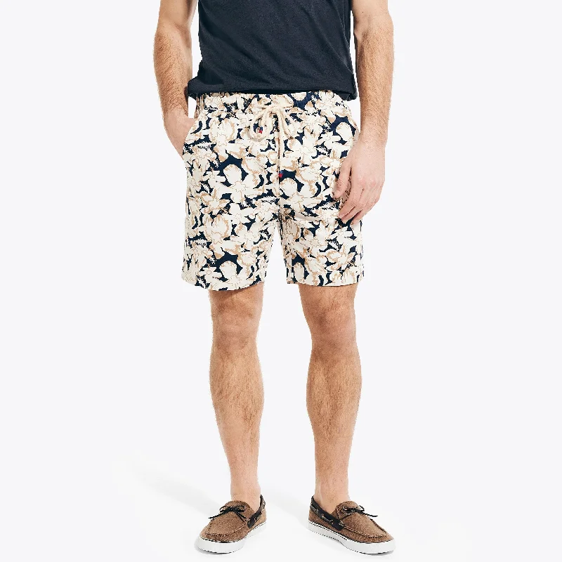 Nautica Mens 7" Pull-On Printed Boardwalk Short