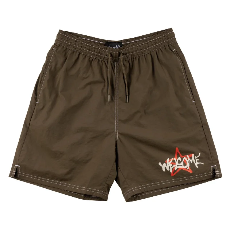 Welcome Sirius Nylon Shorts - Wren